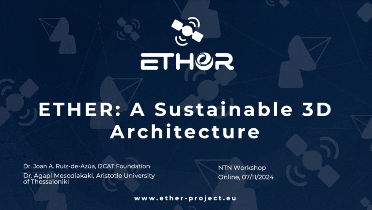 Joint NTN Workshop: Presenting ETHER’s Mobility and Sustainability Solutions