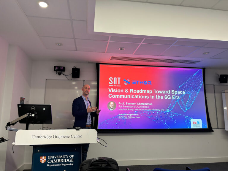 Invited Lecture at the University of Cambridge – Presentation of the ETHER Project